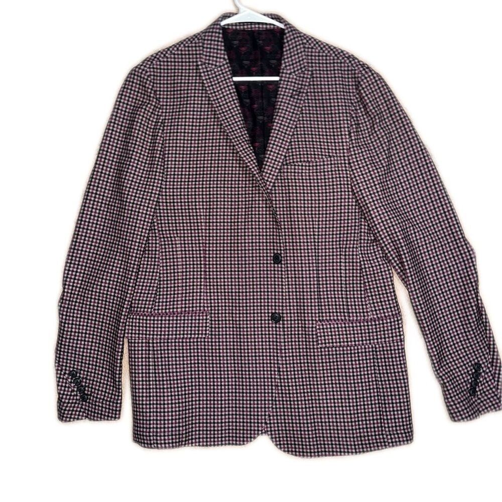 Maceoo Luxury Blazer With De Los Muertos Lining.